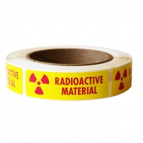 Mirion Technologies Radioactive Material Tape, 3x1, 180/ft 140061